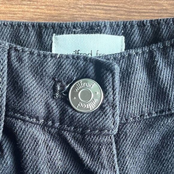 🖤 Wilfred Free Black Denim Trouser Pants 🖤 - Picture 3 of 8
